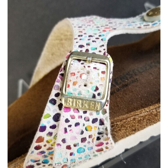 BIRKENSTOCK Gizeh Kids Birko Flor Sandals Oriental Mosaic Sz 30 12 12.5 Narrow - Picture 2 of 10